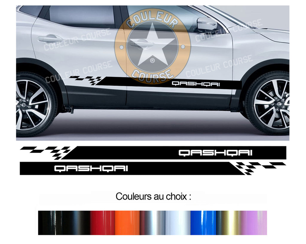 2 X BANDES BAS DE CAISSE - NISSAN QASHQAI - Ref : BD579-27