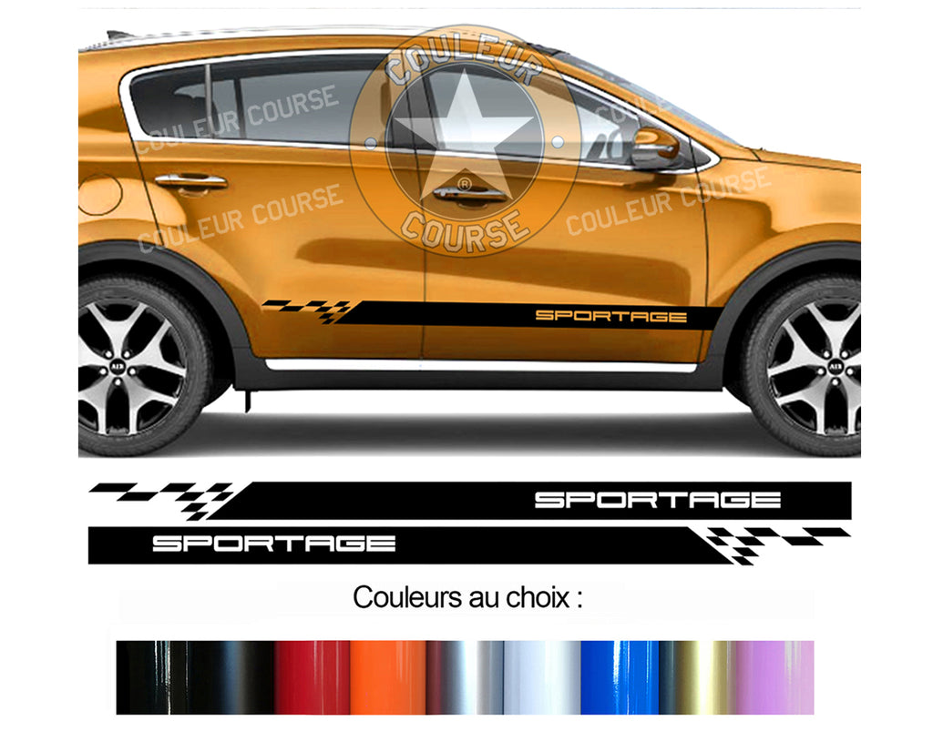 2 X ROCKER BODY STRIPS - KIA SPORTAGE - Ref: BD579-29 