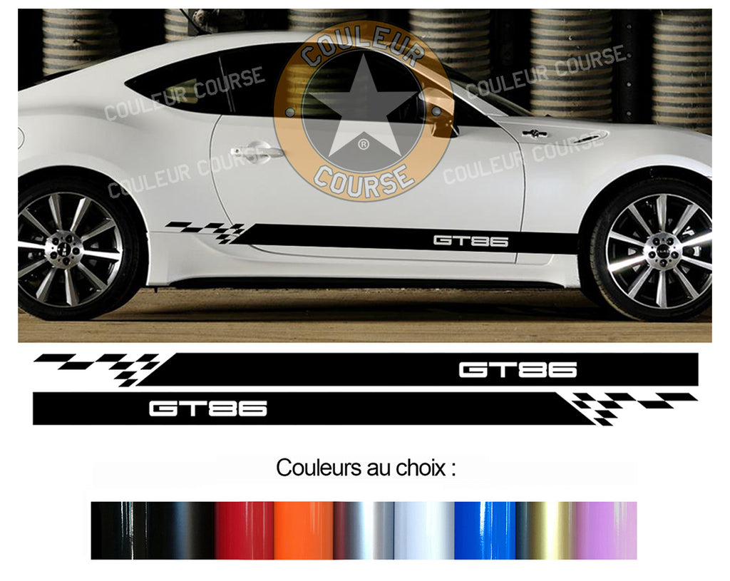 2 X BANDES BAS DE CAISSE - TOYOTA GT86 - Ref : BD579-39