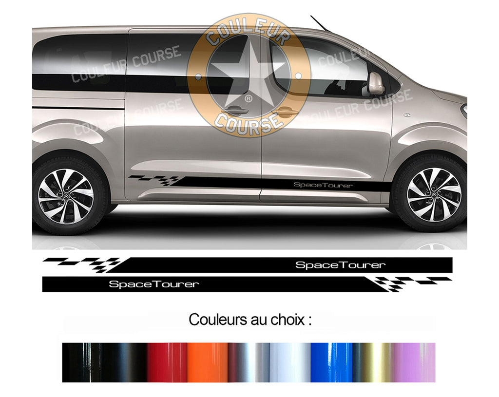 2 X ROCKER BODY STRIPS - CITROEN SPACETOURER - Ref: BD579-58 