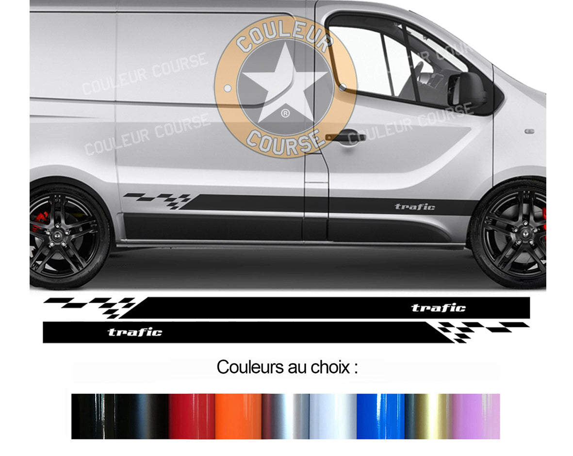 2 X ROCKER BODY STRIPS - RENAULT TRAFIC - Ref: BD579-63 