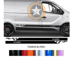 2 X ROCKER BODY STRIPS - RENAULT TRAFIC - Ref: BD579-63 