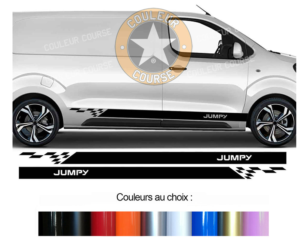 2 X BANDES BAS DE CAISSE - CITROEN JUMPY - Ref : BD579-68