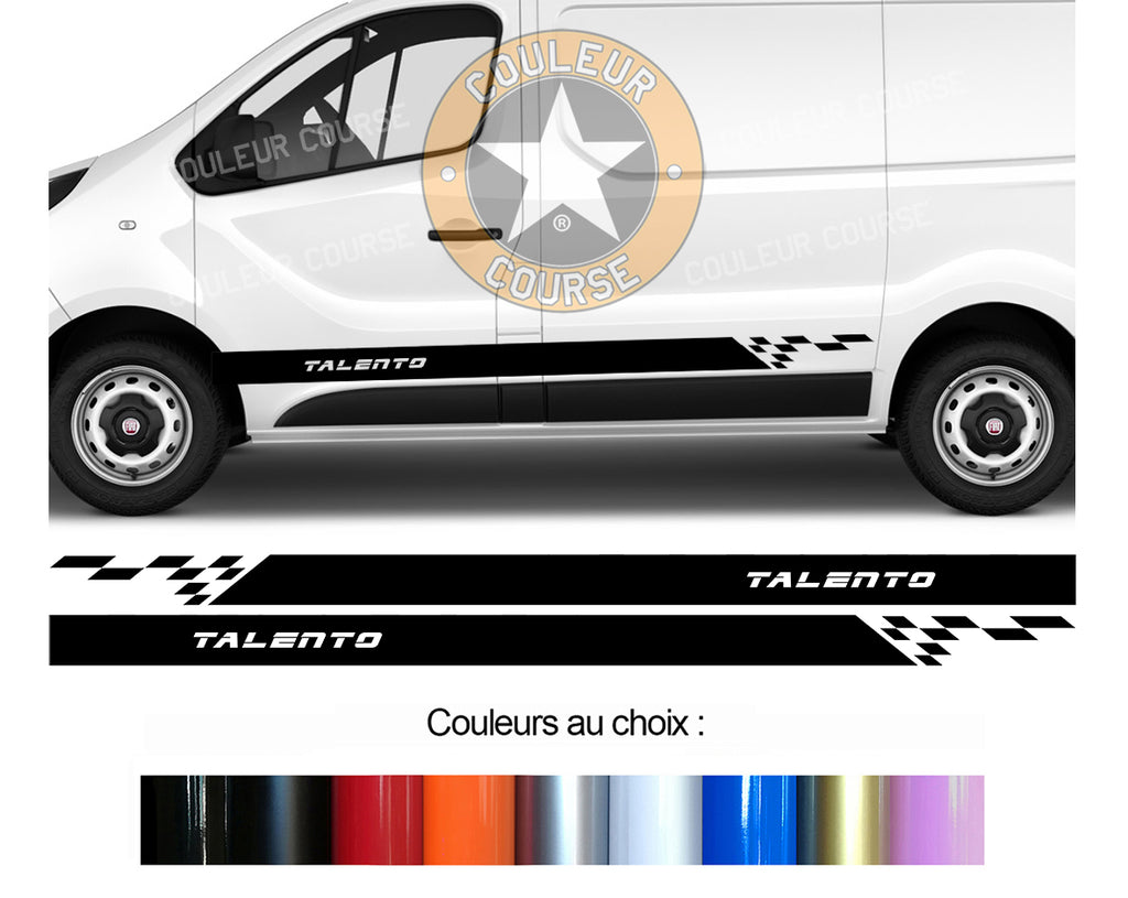 2 X BANDES BAS DE CAISSE - FIAT TALENTO - Ref : BD579-71