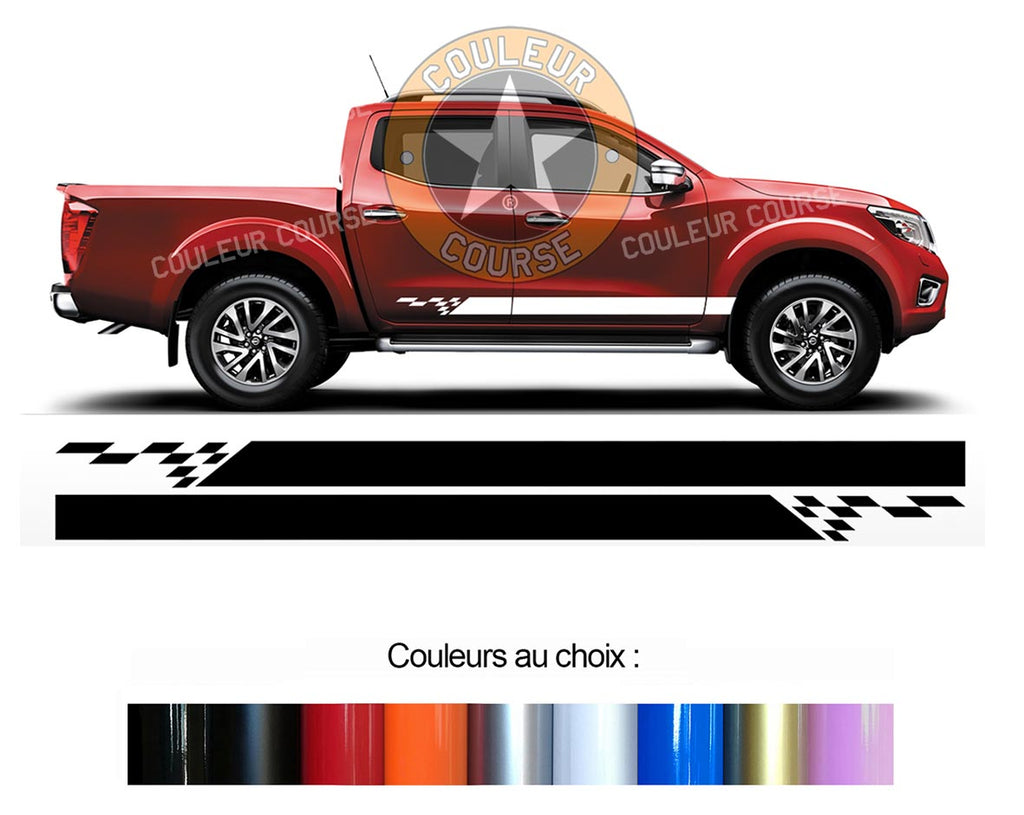 2 X BANDES BAS DE CAISSE - NISSAN NAVARA - Ref : BD579N-13