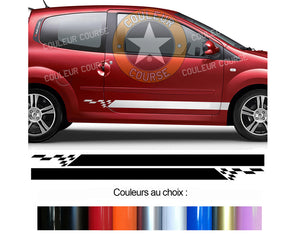 2 X ROCKER BODY STRIPS - RENAULT TWINGO 2 - Ref: BD579N-18 