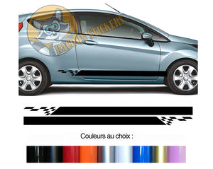 2 X BANDES BAS DE CAISSE - FORD FIESTA - Ref : BD579N-20