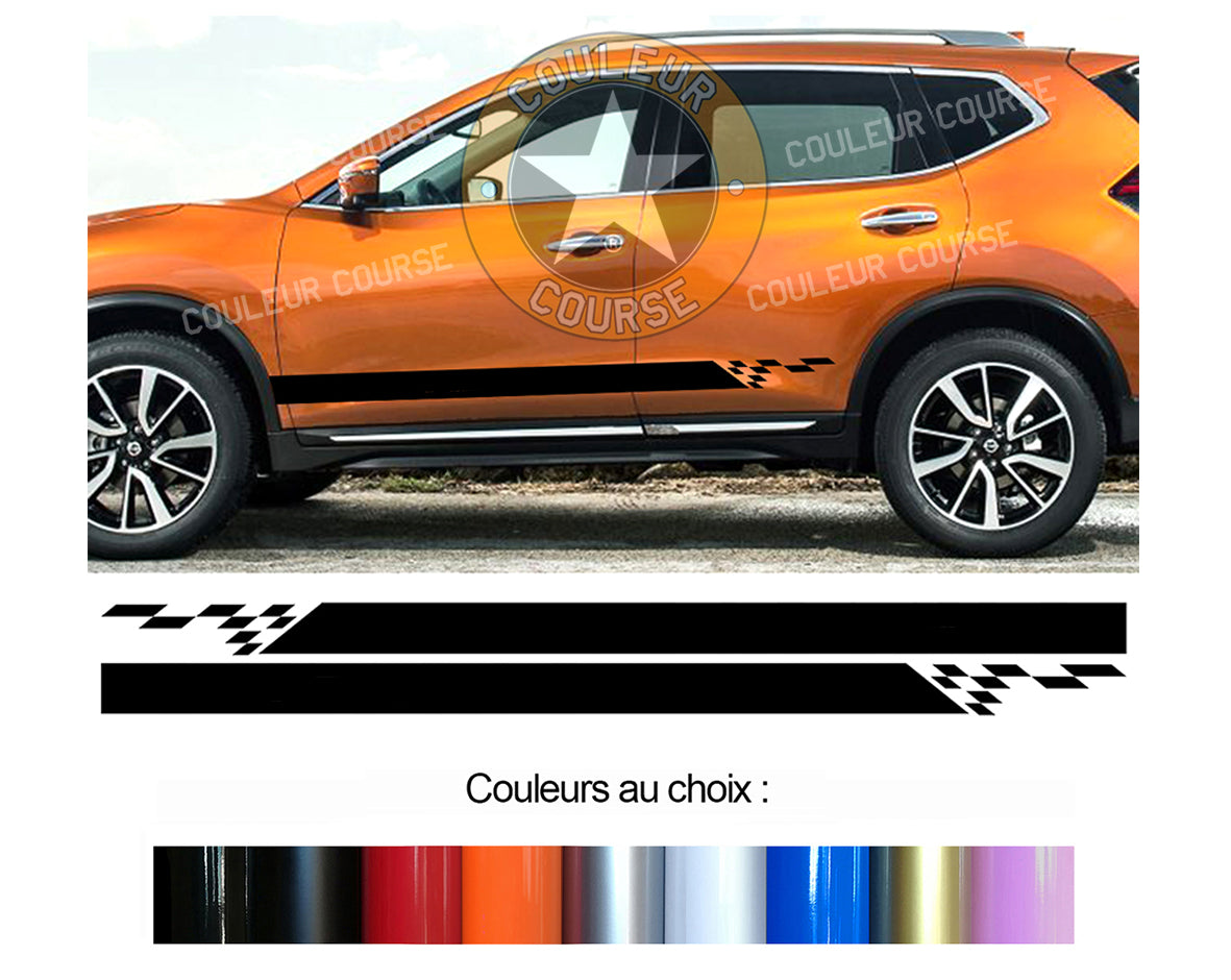 2 X BANDES BAS DE CAISSE - NISSAN X-TRAIL - Ref : BD579N-28