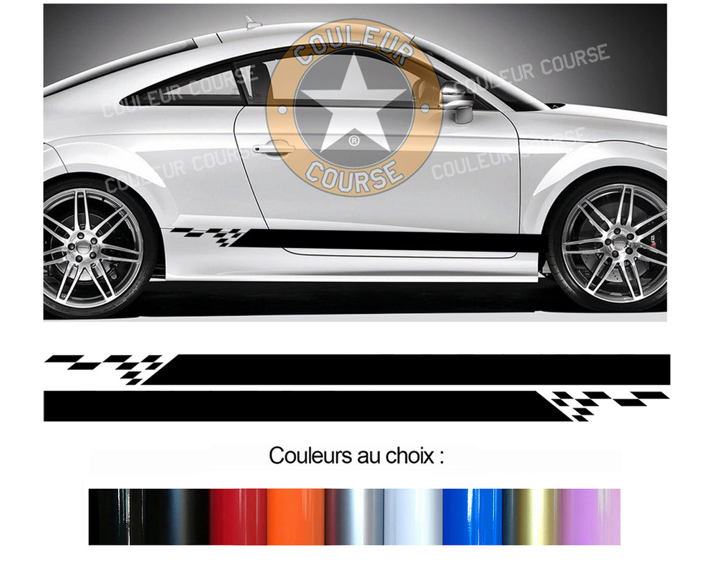 2 X ROCKER BODY STRIPS - AUDI TT - Ref: BD579N-31 