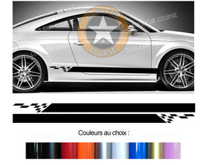 2 X BANDES BAS DE CAISSE - AUDI TT - Ref : BD579N-31