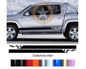 2 X ROCKER BODY STRIPS - VW AMAROK - Ref: BD579N-36 