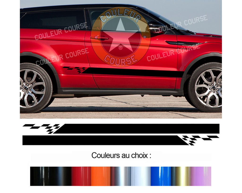 2 X ROCKER BODY STRIPS - LAND ROVER EVOQUE - Ref: BD579N-43 