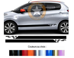 2 X ROCKER BODY STRIPS - CITROEN C1 - Ref: BD579N-57 