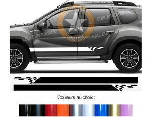 2 X ROCKER BODY STRIPS - DACIA DUSTER - Ref: BD579N-6 