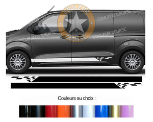 2 X BANDES BAS DE CAISSE - TOYOTA PROACE - Ref : BD579N-62