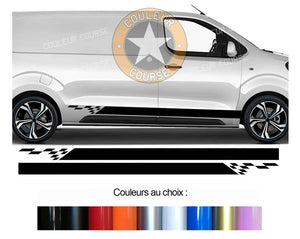 2 X ROCKER BODY STRIPS - CITROEN JUMPY - Ref: BD579N-68