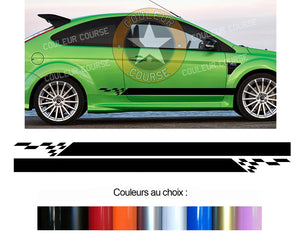 2 X ROCKER BODY STRIPS - FORD FOCUS - Ref: BD579N-8 