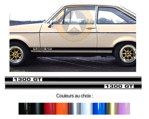 2 X BANDES BAS DE CAISSE - FORD ESCORT 1300 GT - Ref : BD591-32