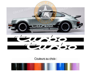 2 X BANDES BAS DE CAISSE - PORSCHE 911 930 TURBO - Ref : BD598