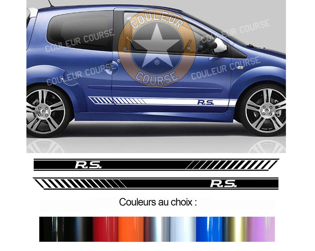 2 X BANDES BAS DE CAISSE - RENAULT TWINGO 2 - Ref : BD599-2