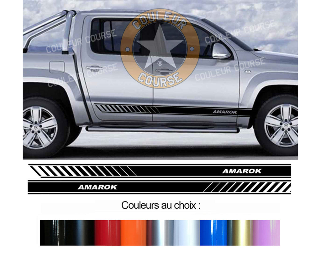 2 X BANDES BAS DE CAISSE - VW AMAROK - Ref : BD599-37