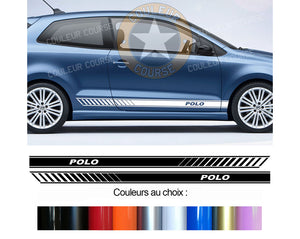 2 X ROCKER BODY STRIPS - VW POLO - Ref: BD599-4 