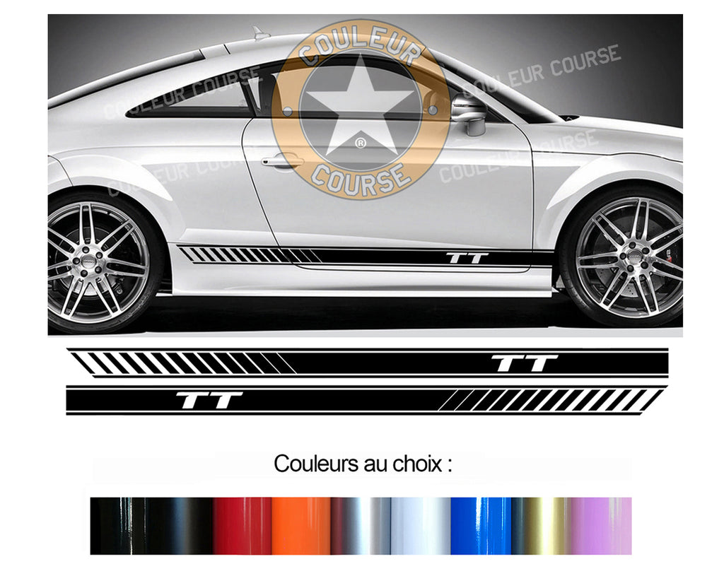 2 X BANDES BAS DE CAISSE - AUDI TT - Ref : BD599-43