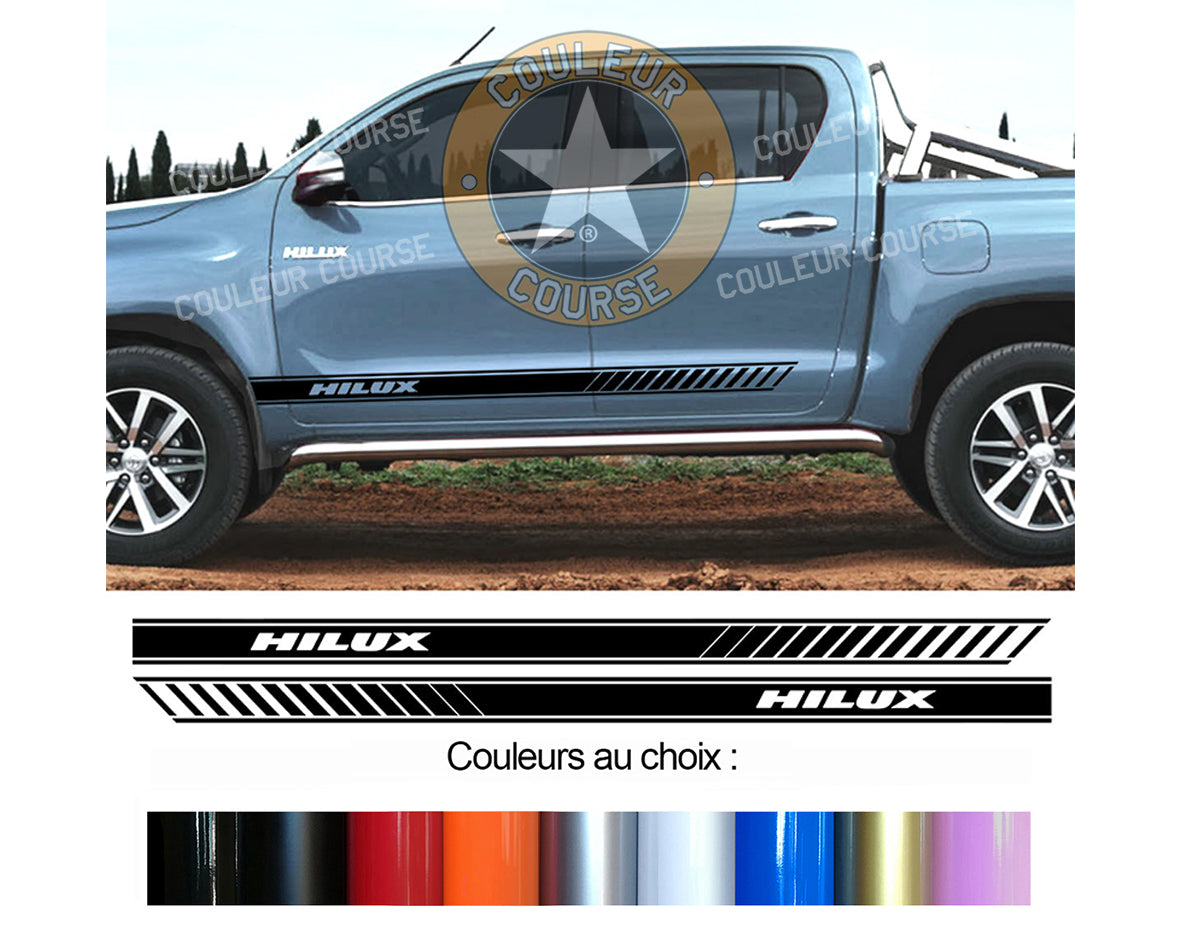 2 X BANDES BAS DE CAISSE - TOYOTA HILUX - Ref : BD599-5