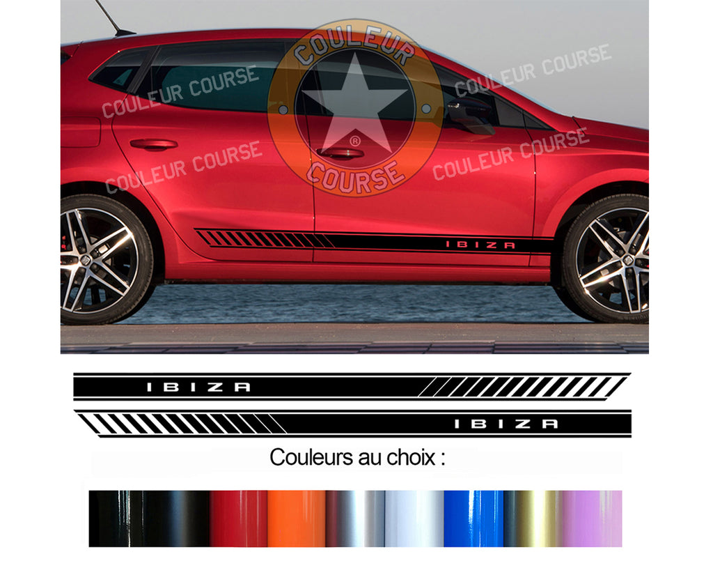 2 X ROCKER BODY STRIPS - SEAT IBIZA - Ref: BD599-6 