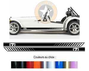 2 X ROCKER PANEL STRIPS - LOTUS SEVEN CATERHAM - Ref: BD599-63 