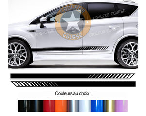 2 X BANDES BAS DE CAISSE - FORD KUGA - Ref : BD599N-17