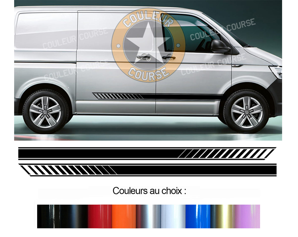 2 X BANDES BAS DE CAISSE - VW TRANSPORTER T5 T6- Ref : BD599N-18