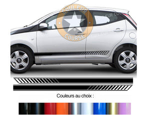 2 X ROCKER BODY STRIPS - TOYOTA AYGO - Ref: BD599N-29 