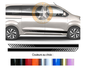 2 X ROCKER BODY STRIPS - CITROEN SPACETOURER - Ref: BD599N-31