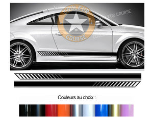 2 X LOWER BODY STRIPS - AUDI TT - Ref: BD599N-43 