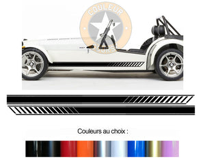 2 X BANDES BAS DE CAISSE - LOTUS SEVEN CATERHAM - Ref : BD599N-59