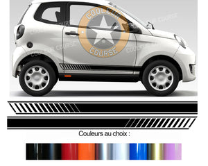 2 X BANDES BAS DE CAISSE - AIXAM MINIAUTO - Ref : BD599N-60