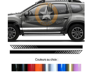 2 X BANDES BAS DE CAISSE - DACIA DUSTER - Ref : BD599N-9.