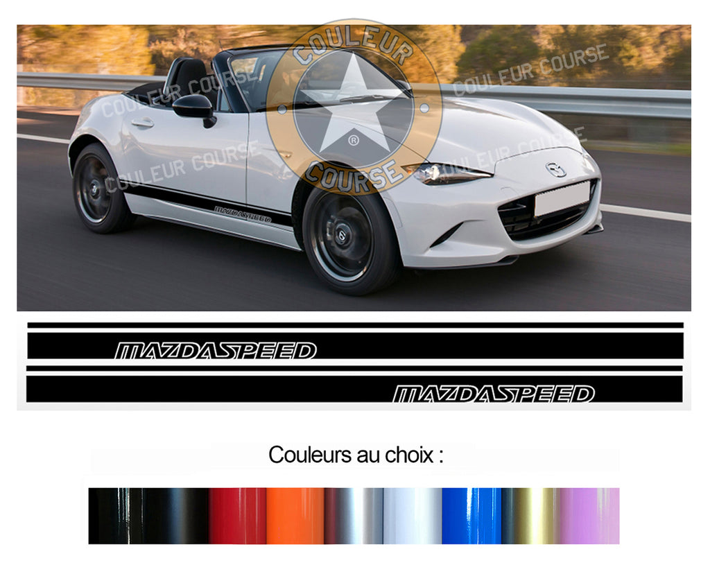 2 X BANDES BAS DE CAISSE - MAZDA MX5 MIATA - Ref : BD607P