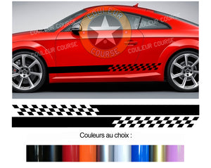 2 X ROCKER BODY STRIPS - AUDI TT - Ref: BD616N 