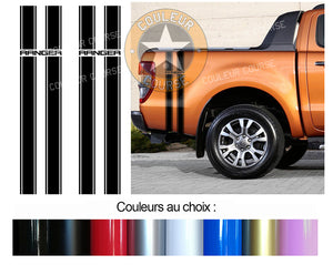 2 X BANDES BAS DE CAISSE - FORD RANGER - Ref : BD617-4