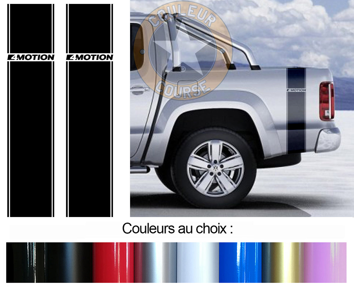 2 X BANDES BAS DE CAISSE - VW AMAROK - Ref : BD619-1