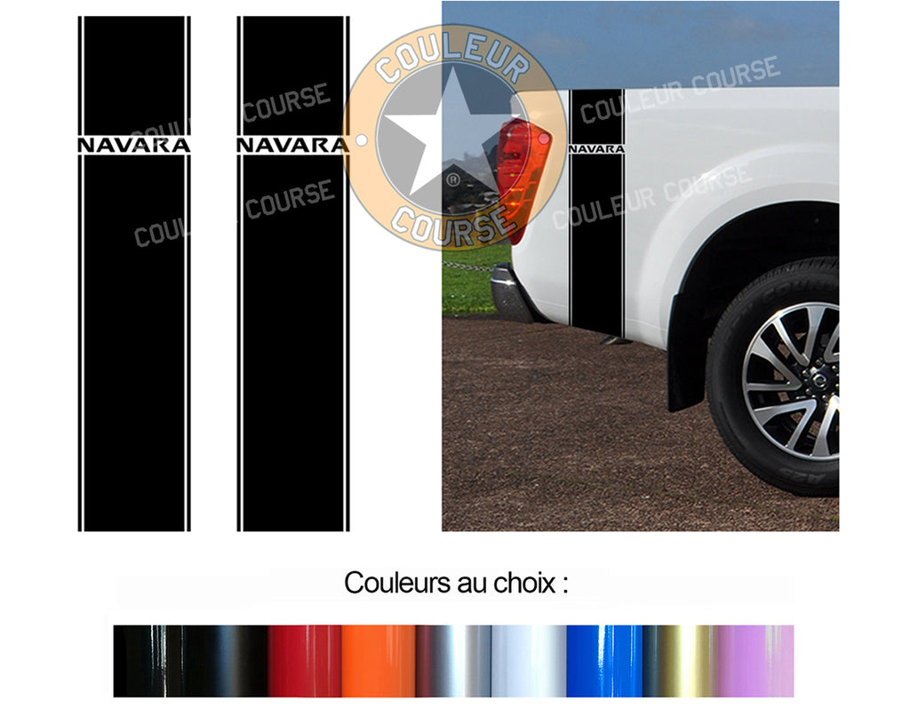 2 X BANDES BAS DE CAISSE - NISSAN NAVARA - Ref : BD619-3