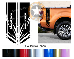 2 X BANDES BAS DE CAISSE - FORD RANGER - Ref : BD621-1