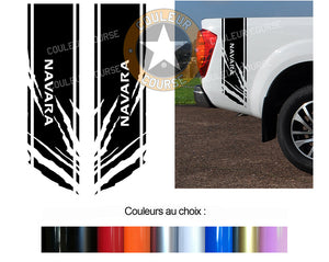 2 X BANDES BAS DE CAISSE - NISSAN NAVARA - Ref : BD621-2