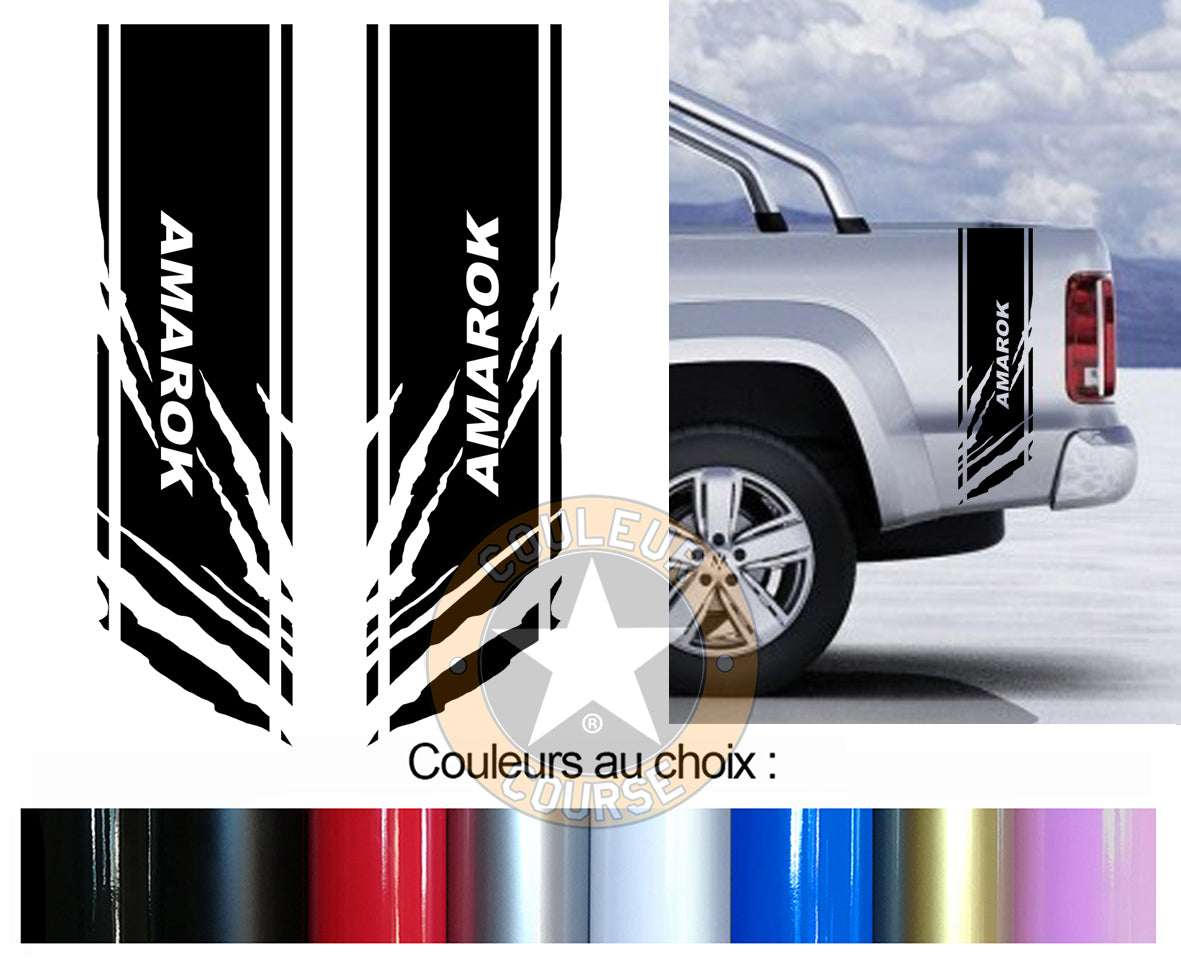 2 X BANDES BAS DE CAISSE - VW AMAROK - Ref : BD621-3