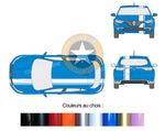 BANDES SIMPLE FILET - CAPOT TOIT COFFRE -  Renault Megane 4 2015 2019 - Ref : BD803-14