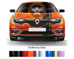 BANDES SIMPLE FILET - CAPOT TOIT COFFRE -  Renault Megane 4 2015 2019 - Ref : BD803-14