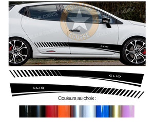 2 X BANDES BAS DE CAISSE - RENAULT CLIO 4 - Ref : BD805-1