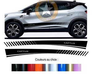 2 X ROCKER BODY STRIPS - RENAULT CAPTUR - Ref: BD805-2 